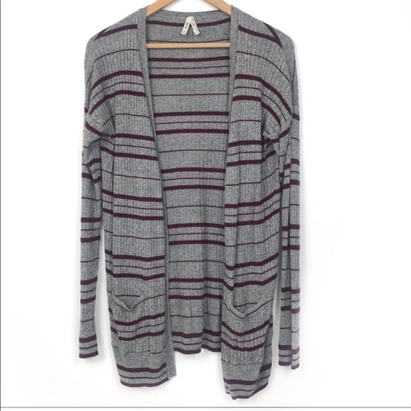 Muddy Stripe Cardigan Sz M - Picture 1 of 7